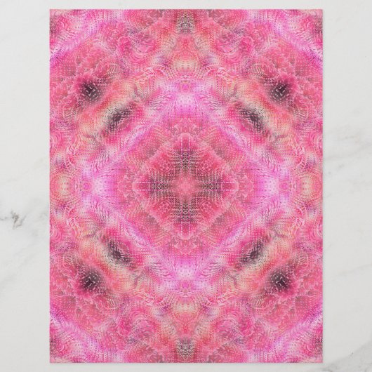 Roze Serene Tuinen Bulk Scrapbookpapierpagina's Flyer (Voorkant)