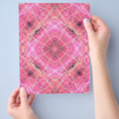 Roze Serene Tuinen Bulk Scrapbookpapierpagina's Flyer (Hand)