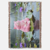 Roze Sereniteit 001 Deken (Voorkant Verticaal)