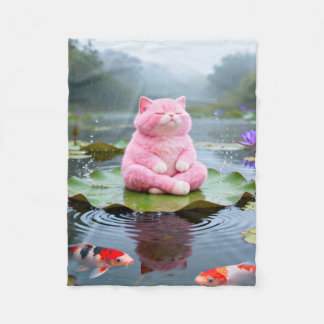 Roze Sereniteit 001 Fleece Deken