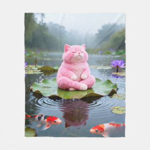 Roze Sereniteit 001 Fleece Deken