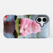 Roze Sereniteit 001 iPhone 16 Hoesje (Achterkant horizontaal)