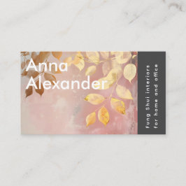 Roze sereniteit ontwerp 9 visitekaartje