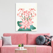 Roze Serenity Canvas Afdruk (Insitu (Woonkamer))