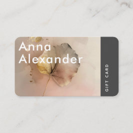 Roze Serenity Design 3 Gift Kaart Visitekaartje