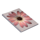 Roze serie - Roze lederen textuur Afbeelding achte Notitieboek (Rechterzijde)