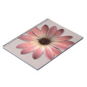 Roze serie - Roze lederen textuur Afbeelding achte Notitieboek (Linkerzijde)