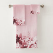 Roze set handdoeken van Floral (Insitu)