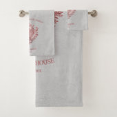 Roze set handdoeken van Shell Bath (Insitu)