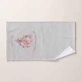 Roze set handdoeken van Shell Bath (Handdoek)