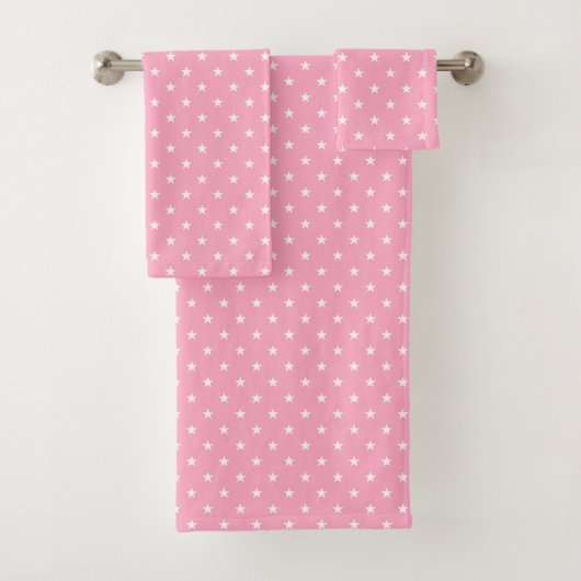 Roze set handdoeken voor sterren (Insitu)