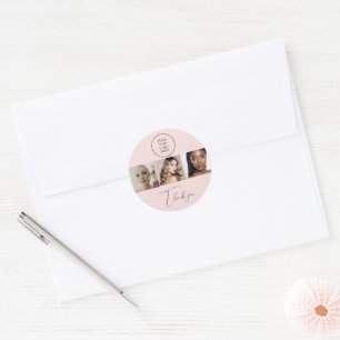 Roze Sfeer Beauty Zakelijk Branding Ronde Sticker