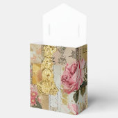 Roze Shabby Chic Rozen Bedankdoosjes (Geopend)