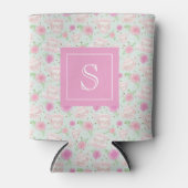 Roze Shabby Chic Tea Party - Gepersonaliseerd Blikjeskoeler (Voorkant)