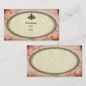 Roze Shabby Chic Visitekaartje (Voorkant / Achterkant)