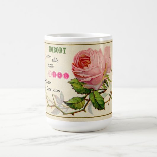  Roze Shabby Rozen Koffiebeker Koffiemok (Center)