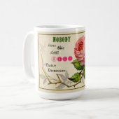  Roze Shabby Rozen Koffiebeker Koffiemok (Voorkant links)