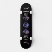 Roze Shadow Moon Persoonlijk Skateboard (Voorkant)