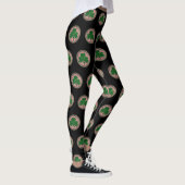 Roze shamrock on Celtic Knots Leggings (Rechts)