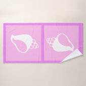 Roze Shell Badhanddoek (Badhanddoek)