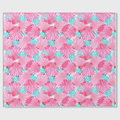 Roze Shells van Girly Patroon Cadeaupapier (Vlak)