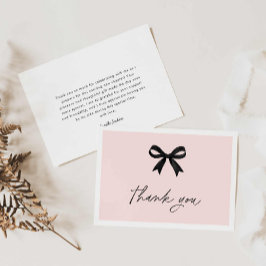 Roze She's Tying The Knot Bruiloftsfeest Bedankkaart