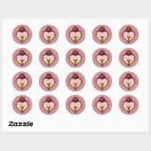  roze shimapan Sticker (Vel)