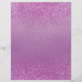 Roze Shimmer Glitter Dust Scrapbook Paper