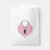 Roze Shimmer Shower Celebrate Bridal Party Bedankzakje (Voorkant)