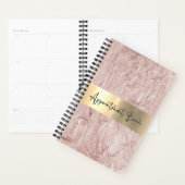 Roze Shimmery Weekly Planner Afspraak (Display)