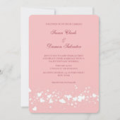 Roze Shine Hearts Valentijnse huwelijksdag Kaart (Voorkant)