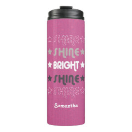 Roze Shine. Shine. Helderheid. Shine. Shine. Thermosbeker