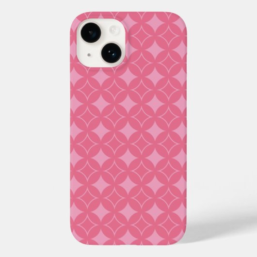 Roze shippo-patroon Case-Mate iPhone case (Achterkant)