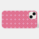 Roze shippo-patroon Case-Mate iPhone case (Achterkant (horizontaal))
