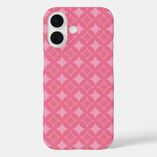 Roze shippo-patroon Case-Mate iPhone case (Achterkant)