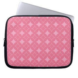 Roze shippo-patroon laptop sleeve