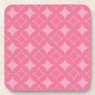 Roze shippo-patroon onderzetter
