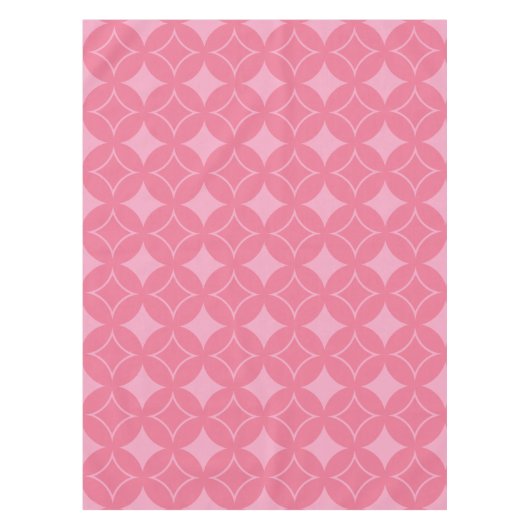 Roze shippo-patroon tafelkleed (Voorkant)