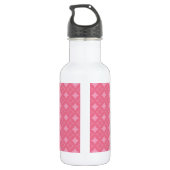 Roze shippo-patroon waterfles  (Achterkant)