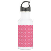 Roze shippo-patroon waterfles (Voorkant)