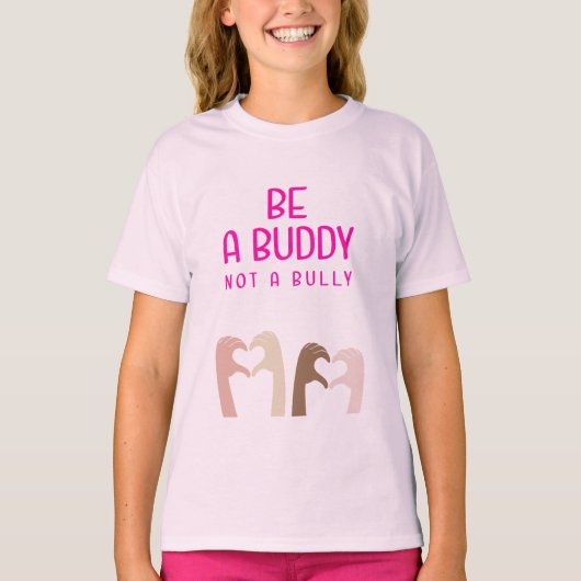 ROZE SHIRT DAG ANTI-BULLING (Voorkant)