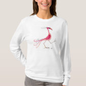 Roze shirt Flamingo (Voorkant)