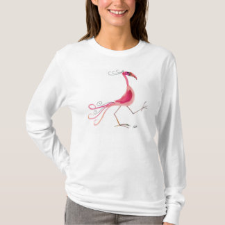 Roze shirt Flamingo
