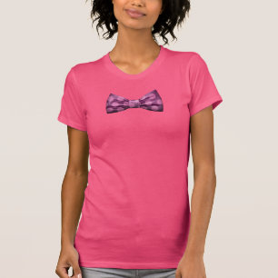 Roze Shirt met Paars Bow Stropdas met roze polaire