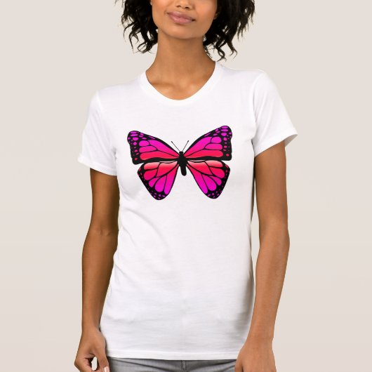 Roze Shirt van Butterfly (Voorkant)