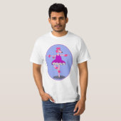 Roze Shirt van de Ballerina (Voorkant volledig)