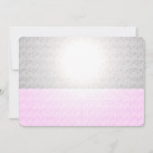 Roze Shopping Spree Credit Kaart Sweet 16 Party (Achterkant)