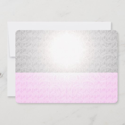 Roze Shopping Spree Credit Kaart Sweet 16 Party (Achterkant)