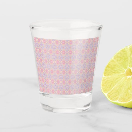 roze shot glas (Voorkant)