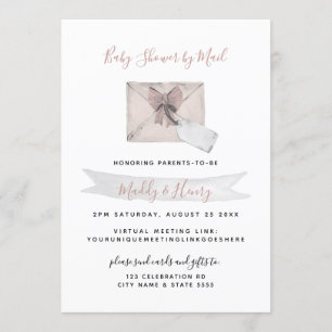 Roze Shower per Mail Virtual Long Distance Kaart